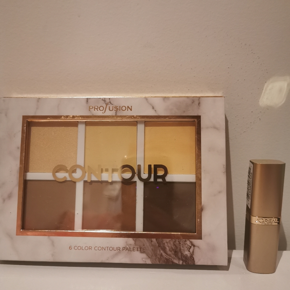 Bronzer and lipstick duo lot bundle